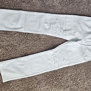 Fashion Nova White Straight Men's Jeans